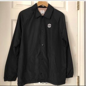 RVCA black coaches jacket